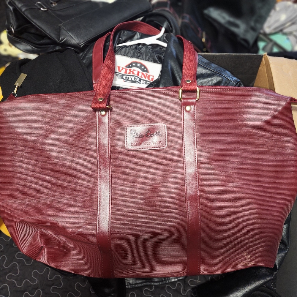 PIERRE CARDIN Paris New York Weekender Bag VINTAGE